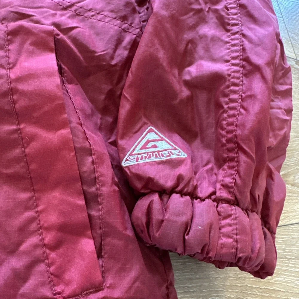 Vintage‎ Alabama Crimson Tide Puffer Jacket Mens XL 90s Genuine Stuff Red